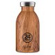 24BOTTLES CLIMA 8051513921520 SEQUOIA WOOD barna fa erezetű mini termosz