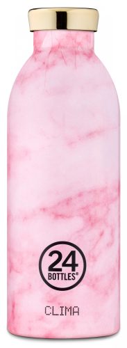 24BOTTLES CLIMA 8051513921568 MARBLE PINK sötét rózsaszín márvány mintás hőtartó kulacs
