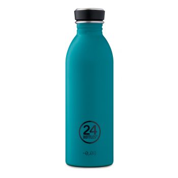 24BOTTLES URBAN 8051513921797 STONE ATLANTIC BAY sötét türkiz kulacs