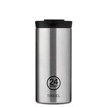 24BOTTLES TRAVEL TUMBLER 8051513925375 BRUSHED STEEL matt acél szálcsiszolt kávé termosz