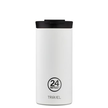 24BOTTLES TRAVEL TUMBLER 8051513926655 STONE ICE WHITE fehér kávé termosz