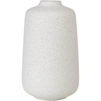 RUDEA fehér magas ovál váza