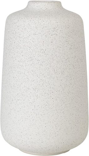 RUDEA fehér magas ovál váza