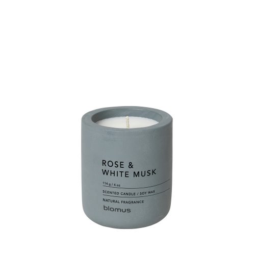 BLOMUS FRAGA Duft Rose & White Musk 65896 szürkés kék illatgyertya