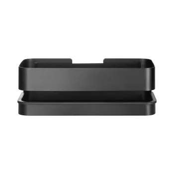NEXIO fekete 25cm-es fém zuhanypolc
