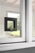FRAME BIRD FEEDER  fekete 21x21xm-es fém falra szerelhető madáretető