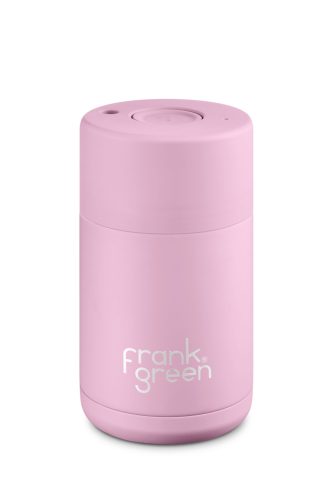 FRANK GREEN CERAMIC CUP B02S03C14-14-14 lilac haze hőtartó kávés utazó bögre nyomógombos kupakkal