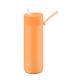 FRANK GREEN CERAMIC BOTTLE B05S07C20-20-20-30 neon orange termosz fém szívószálas sport kupakkal