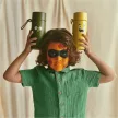 Franksters Scout CERAMIC BOTTLE khaki 475ml-es zöld rozsdamentes acél kerámia bevonatos hőtartó utazó gyerek termosz-bögre szívószálas sport kupakkal