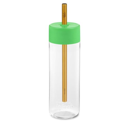 FRANK GREEN ORIGINAL BOTTLE B06S08C09-19-19-30 neon green BPA mentes kulacs óriás fém szívószálas k