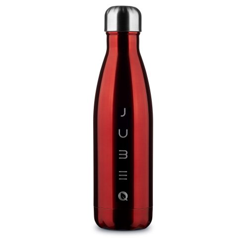 JUBEQ The Bottle Brushed Red JBQ-10510 hőtartó design kulacs