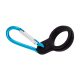 THE CARABINER BLACK & BLUE szilikon palack hordozó karbiner