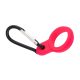 THE CARABINER PINK & BLACK szilikon palack hordozó karbiner