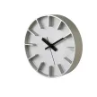 LEMNOS EDGE SEIKO AZ-0116-AL szürke hangtalan falióra