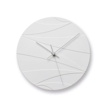 LEMNOS CLOUDED MOON HN23-01 fehér fali óra