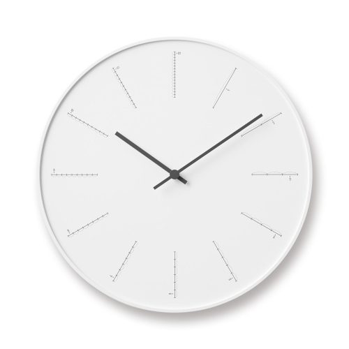 LEMNOS DIVIDE NL17-01-WH fehér fali óra
