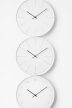 LEMNOS DIVIDE NL17-01-WH fehér fali óra