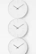 LEMNOS DIVIDE NL17-01-WH fehér fali óra