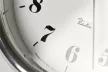 LEMNOS RIKI ALUMINUM SEIKO WR06-29 ezüst-fehér hagtalan fali és asztali óra
