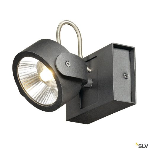 SLV KALU 1 1000127 fekete dimmelhető fali és mennyezeti LED spot lámpa