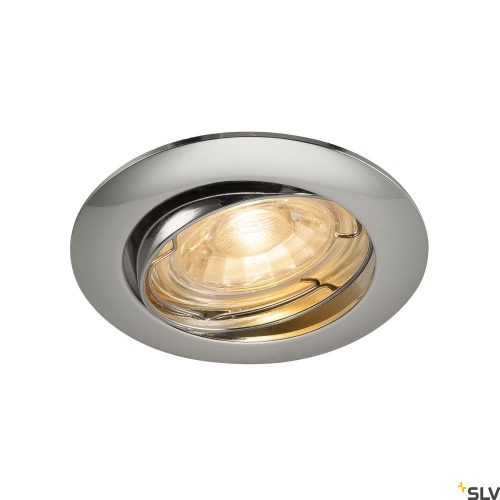 SLV PIKA 1000719 ezüst mennyezetbe süllyeszthető állítható spot lámpa