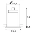 SLV HORN MINI 1000917 arany süllyesztett LED spot lámpa