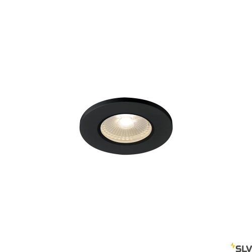 SLV KAMUELA 1001015 fekete tűzálló dimmelhető kültéri süllyesztett LED spot lámpa