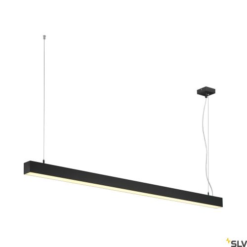 SLV Q-LINE DALI SINGLE LED 1001309 fekete dimmelhető mennyezeti függesztett lámpa
