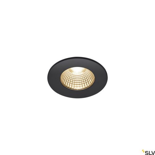 SLV PATTA-I LED 1002098 fekete dim to warm kerek kültéri süllyesztett kerek spot lámpa