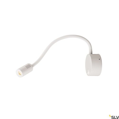 SLV DIO FLEX PLATE 1002118 fehér flexibilis nyakú fali LED olvasó lámpa
