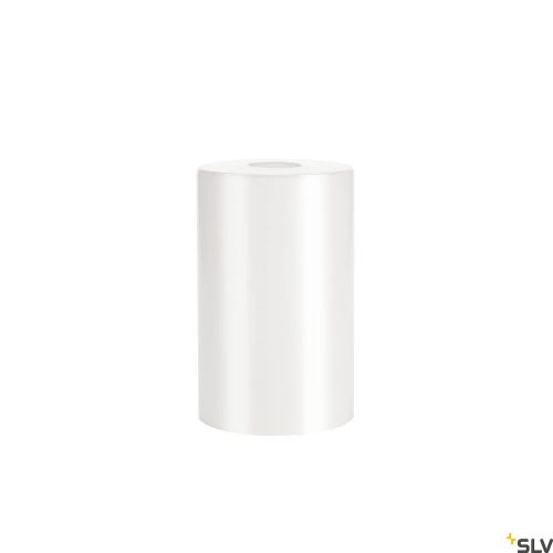 SLV FENDA glass 1002217 fehér hengeres lámpabúra