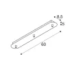 SLV FITU triple canopy 1002264 arany egyenes mennyezeti rózsa