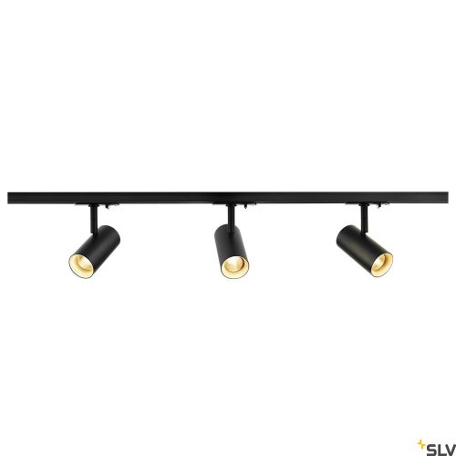 SLV NOBLO ONE-TRACK SPOT SET 1002610 fekete 1 fázisú sínes LED lámpa szett