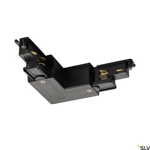 SLV S-TRACK DALI 1002647 fekete sarok csatlakozó és betápláló elem 3 fázisú dali sínhez