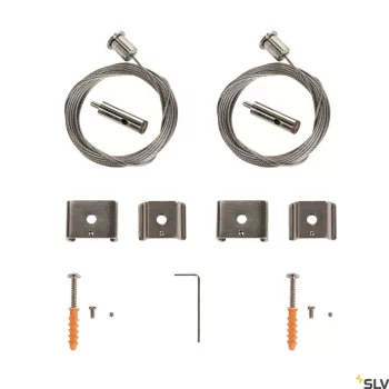 SLV EUTRAC WIRE KIT 1002845 Rozsdamentes acél függesztő sodronyos függesztő szett
