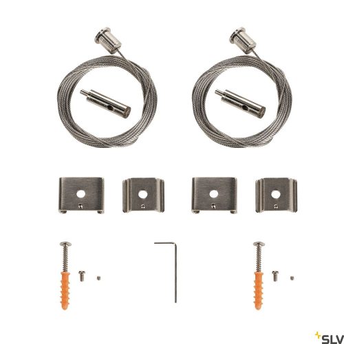 SLV EUTRAC WIRE KIT 1002845 Rozsdamentes acél függesztő sodronyos függesztő szett