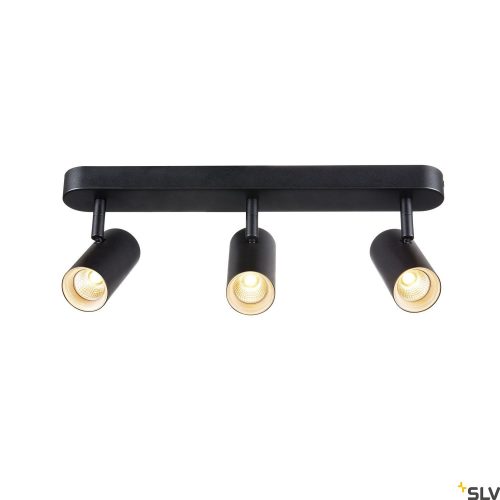SLV NOBLO 3 1002976 fekete felületre szerelhető dimmelhető LED spot lámpa