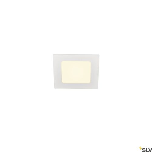 SLV SENSER 12 LED 1003011 fehér beltéri négyszögletes süllyesztett mennyezeti lámpa