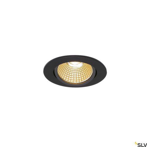 SLV NEW TRIA 68 I CS 1003065 fekete dimmelhető mennyezeti süllyesztett LED spot lámpa