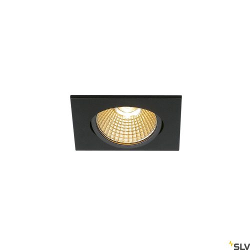 SLV NEW TRIA 68 I CS 1003068 fekete dimmelhető mennyezeti süllyesztett LED spot lámpa
