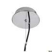 SLV PANTILO CONVEX 40 1003444 króm-króm függesztett lámpabúra