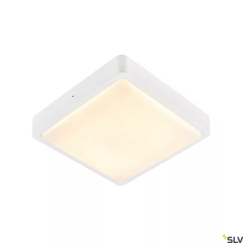 SLV AINOS SQUARE SENSOR 1003451 fehér kültéri fali és mennyezeti mozgásérzékelős lámpa