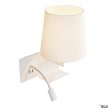SLV SOMNILA FLEX LED 1003460 fehér USB-s fali JOBB oldali éjjeli lámpa flexibilis fejjel