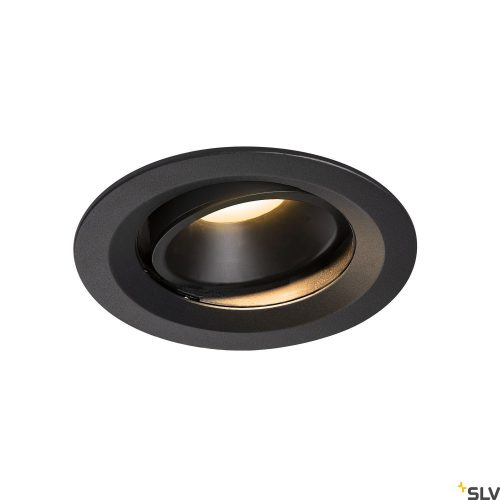 SLV NUMINOS MOVE DL M 1003577 fekete állítható süllyesztett LED spot lámpa