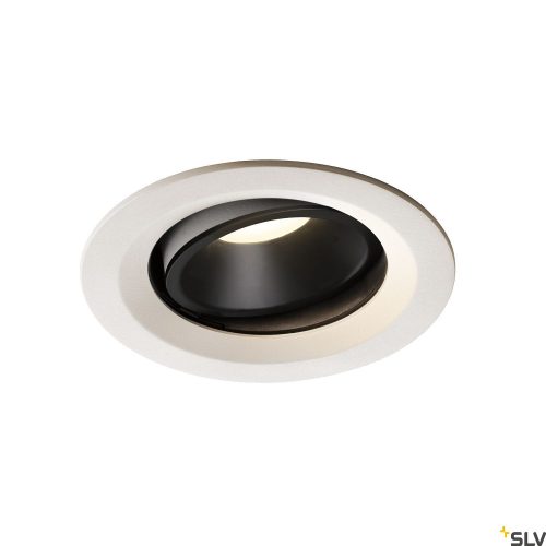 SLV NUMINOS MOVE DL M 1003616 fehér-fekete állítható süllyesztett LED spot lámpa