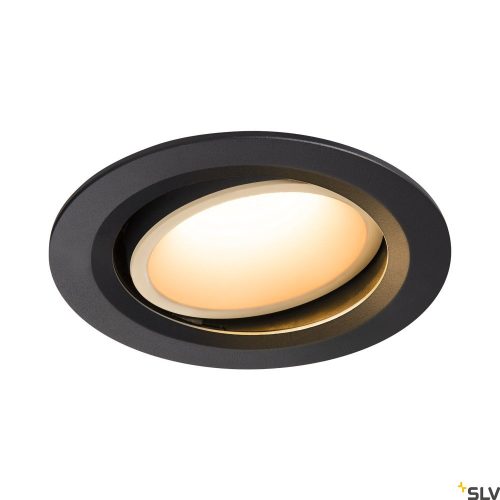 SLV NUMINOS MOVE DL L 1003629 fekete-fehér állítható süllyesztett LED spot lámpa