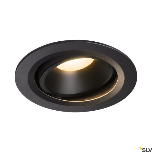 SLV NUMINOS MOVE DL L 1003649 fekete állítható süllyesztett LED spot lámpa
