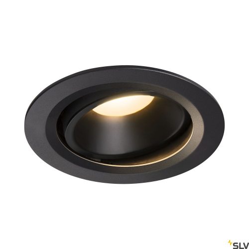 SLV NUMINOS MOVE DL L 1003652 fekete állítható süllyesztett LED spot lámpa