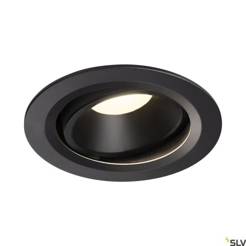 SLV NUMINOS MOVE DL L 1003676 fekete állítható süllyesztett LED spot lámpa