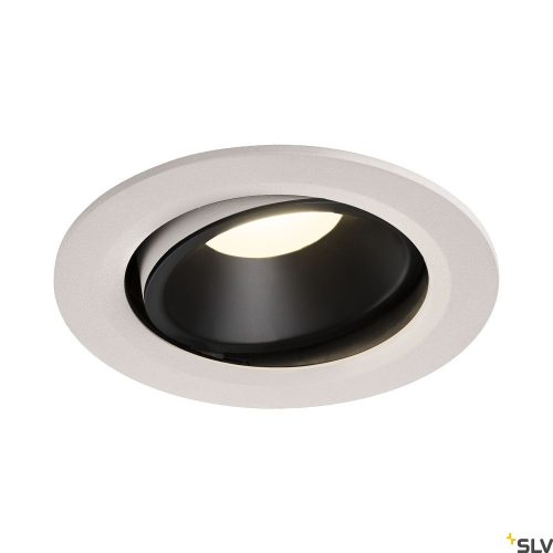 SLV NUMINOS MOVE DL L 1003685 fehér-fekete állítható süllyesztett LED spot lámpa